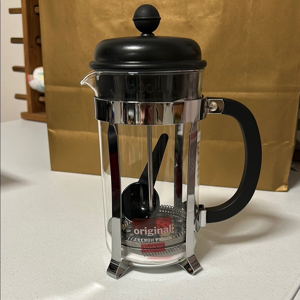 ☕️Bodum Black French Press Coffee Maker.    The Original French Press